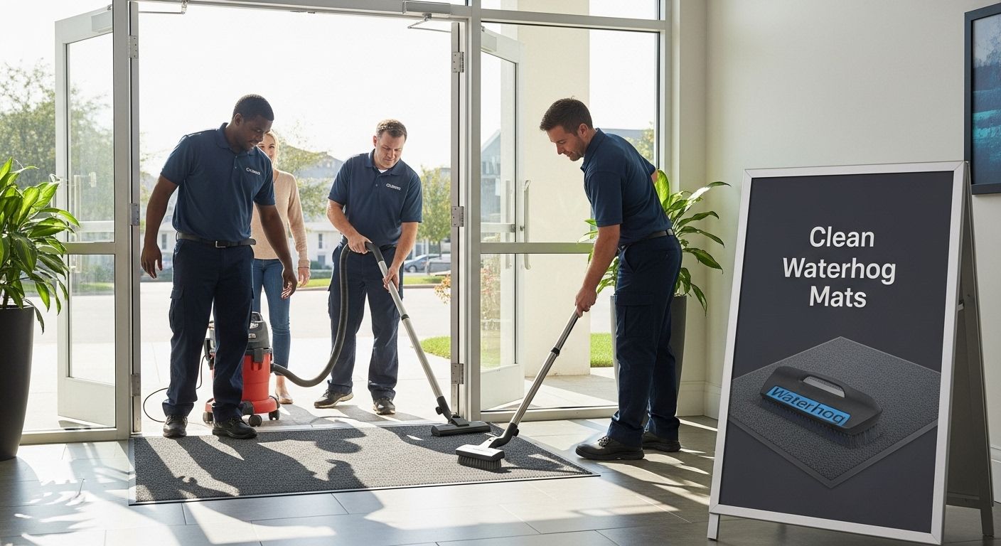 clean Waterhog mats business