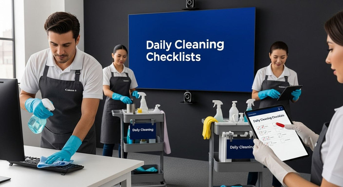 daily cleaning checklists workflow