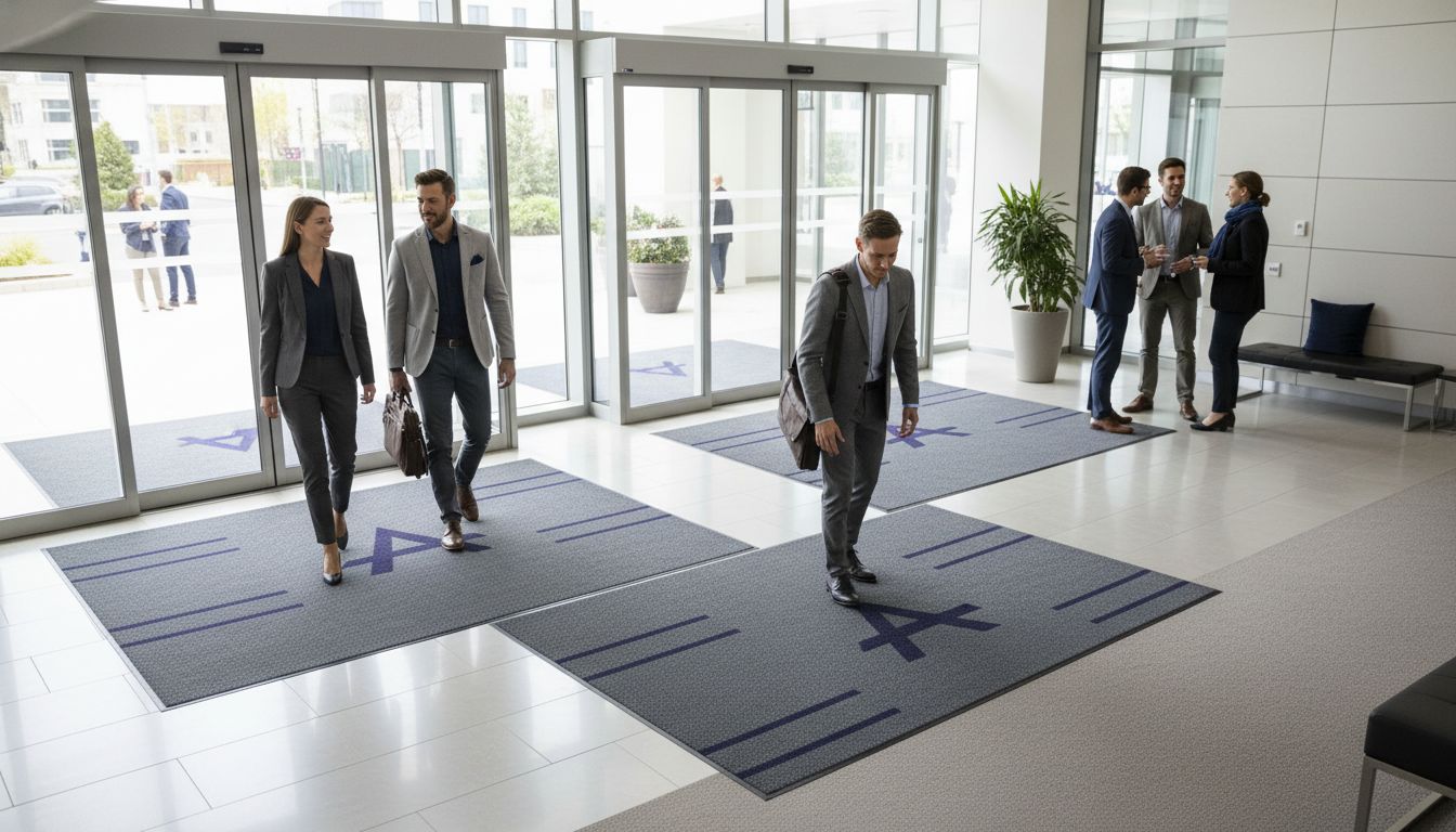 commercial branded floor mats