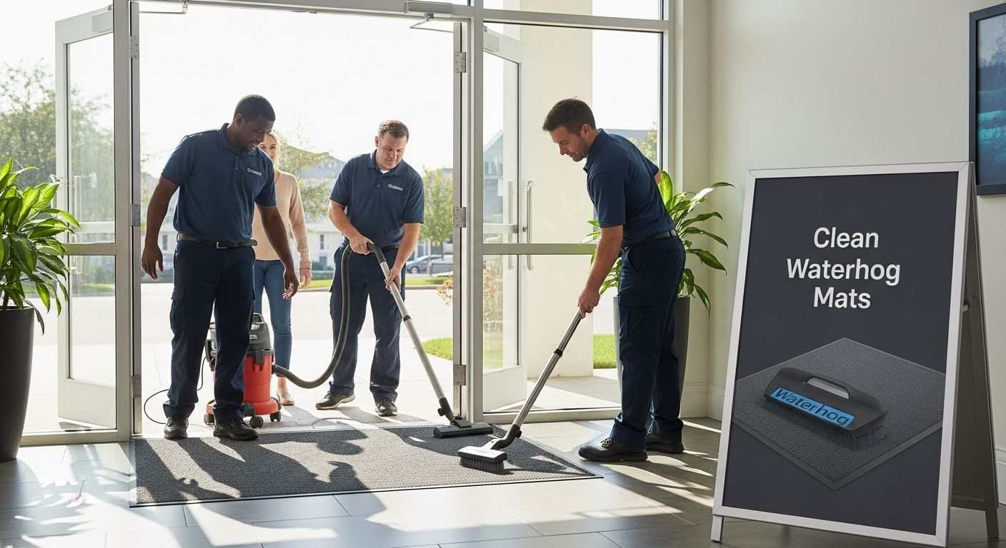 clean Waterhog mats business