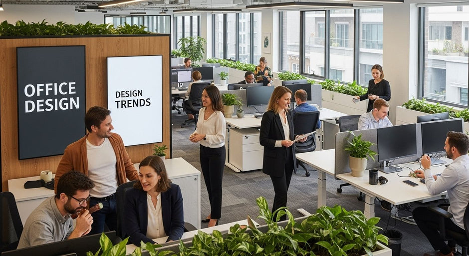 current office design trends workspace
