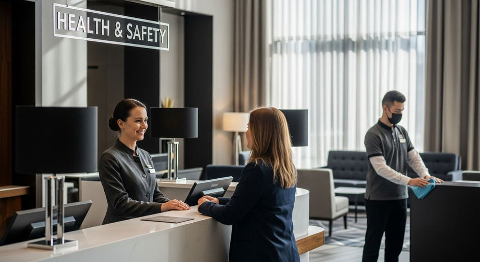 hotel health safety lobby