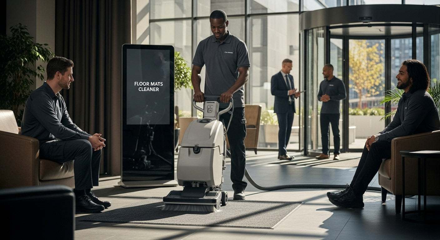floor mats cleaner lobby
