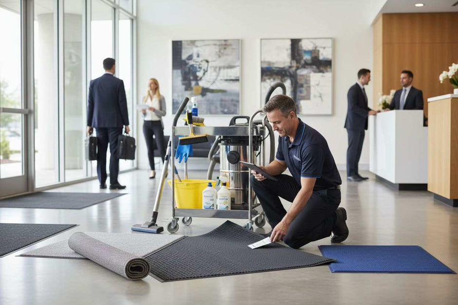 commercial mat cleaning