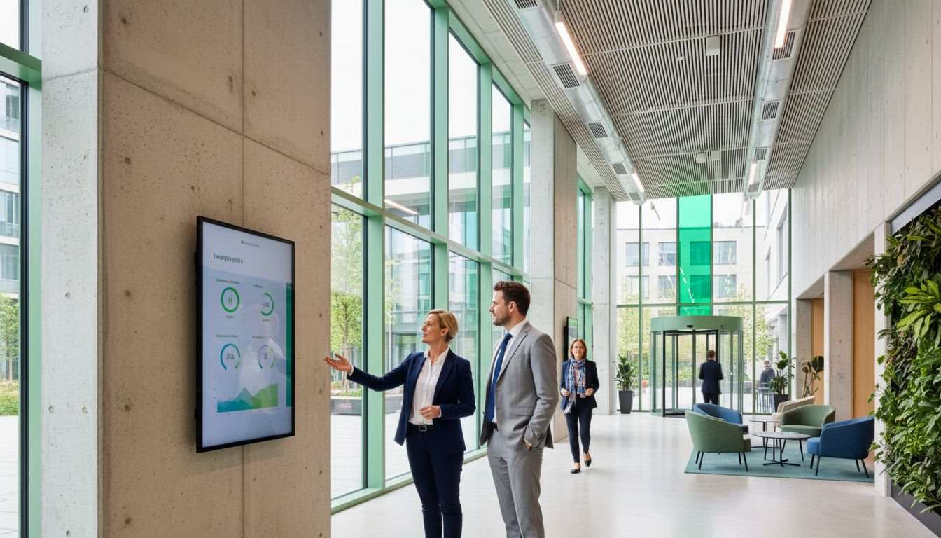 energy efficient building lobby