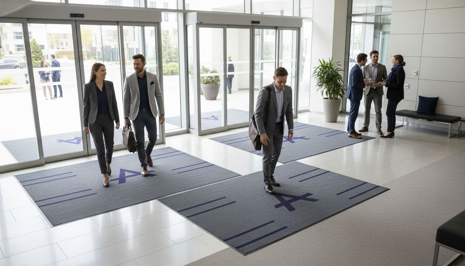 commercial branded floor mats