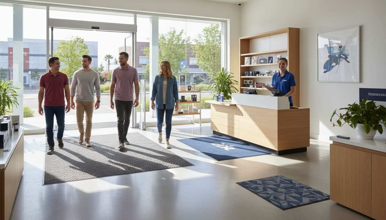 mats retail store entrance