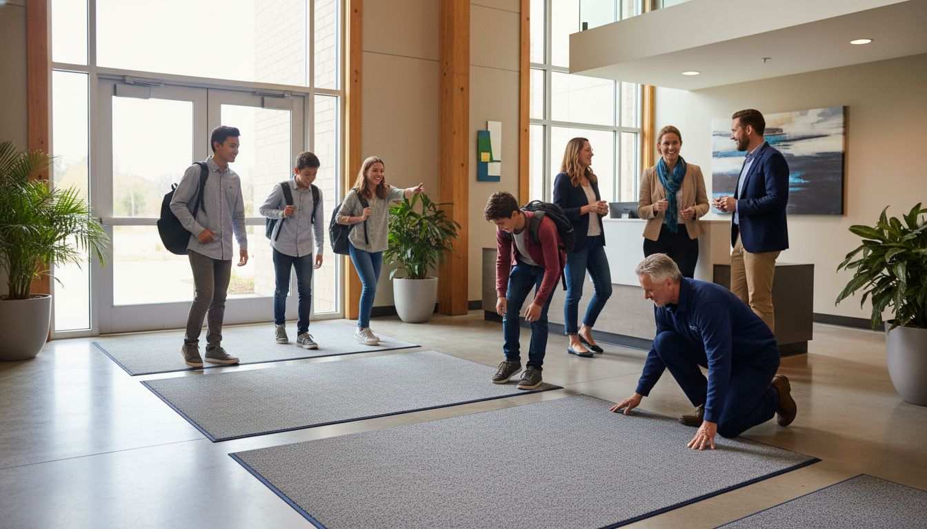 school floor mats