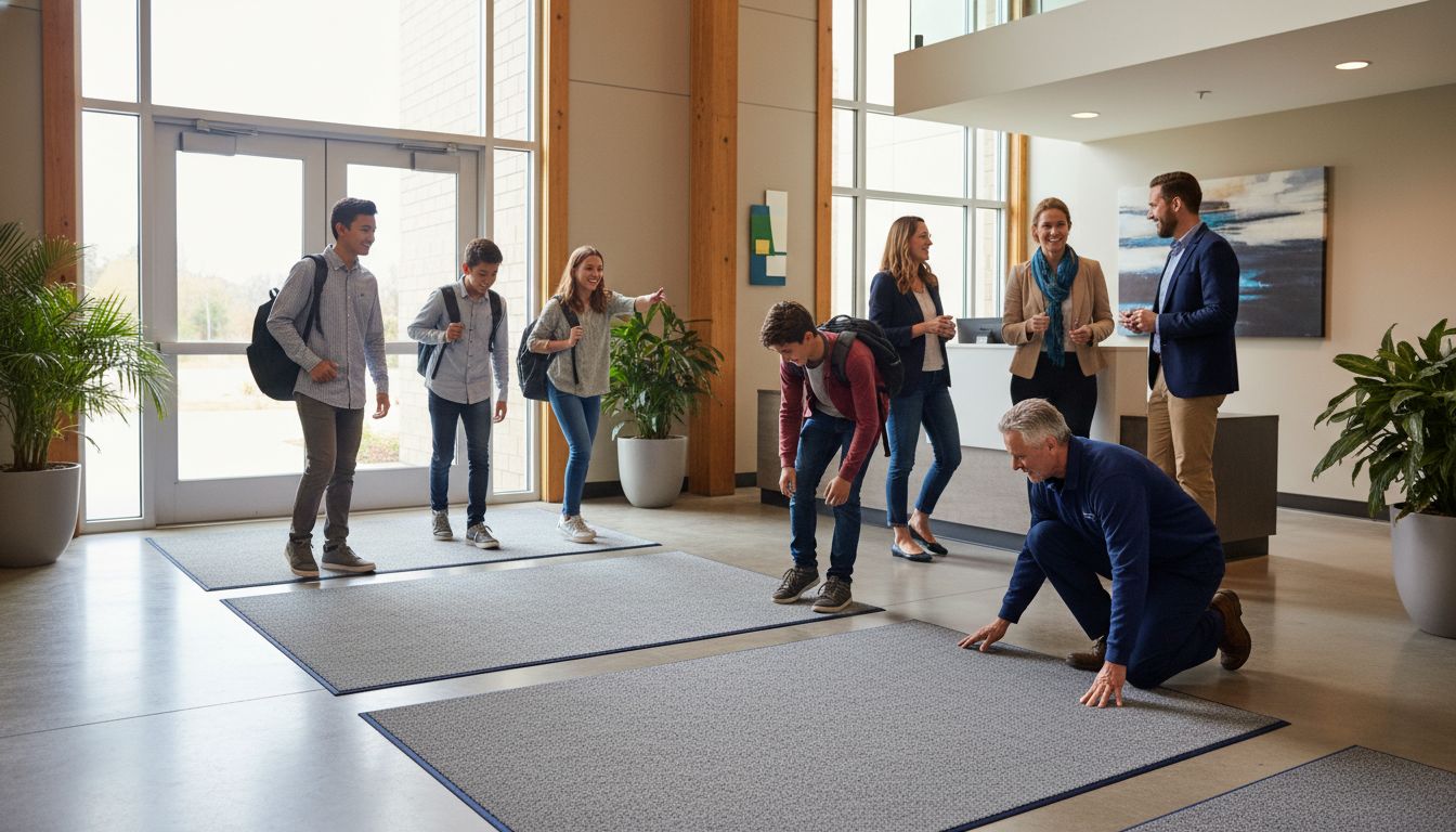 school floor mats