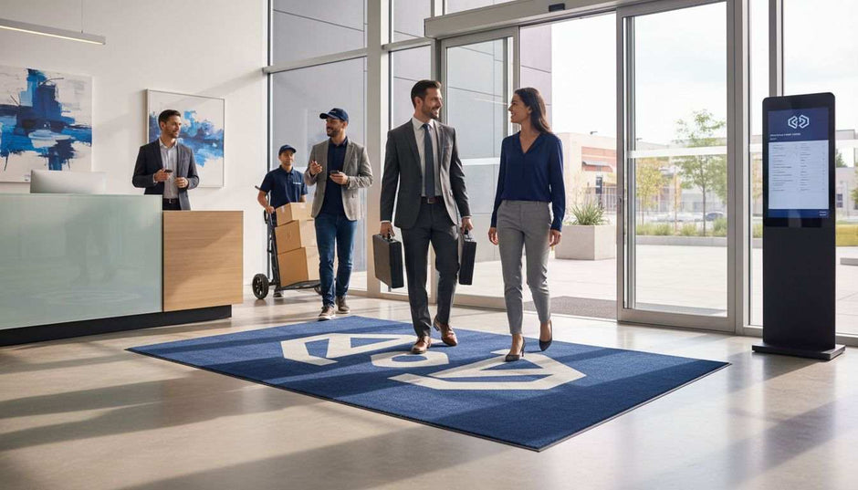 custom logo entry mat