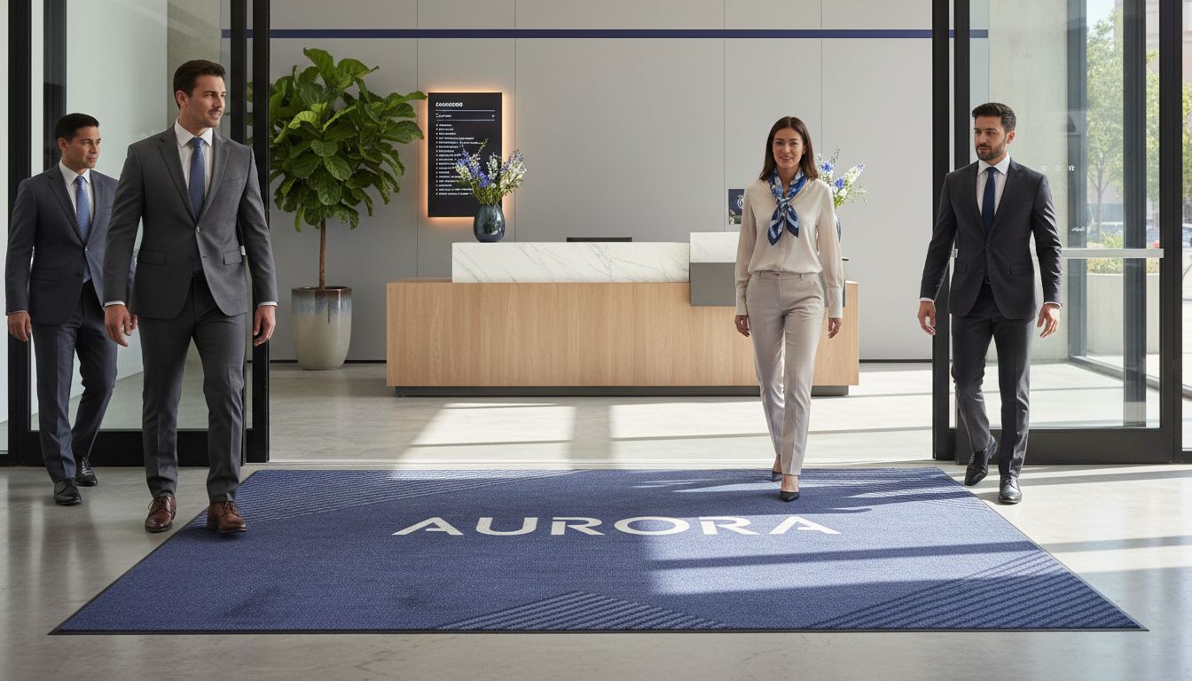 business entrance mat