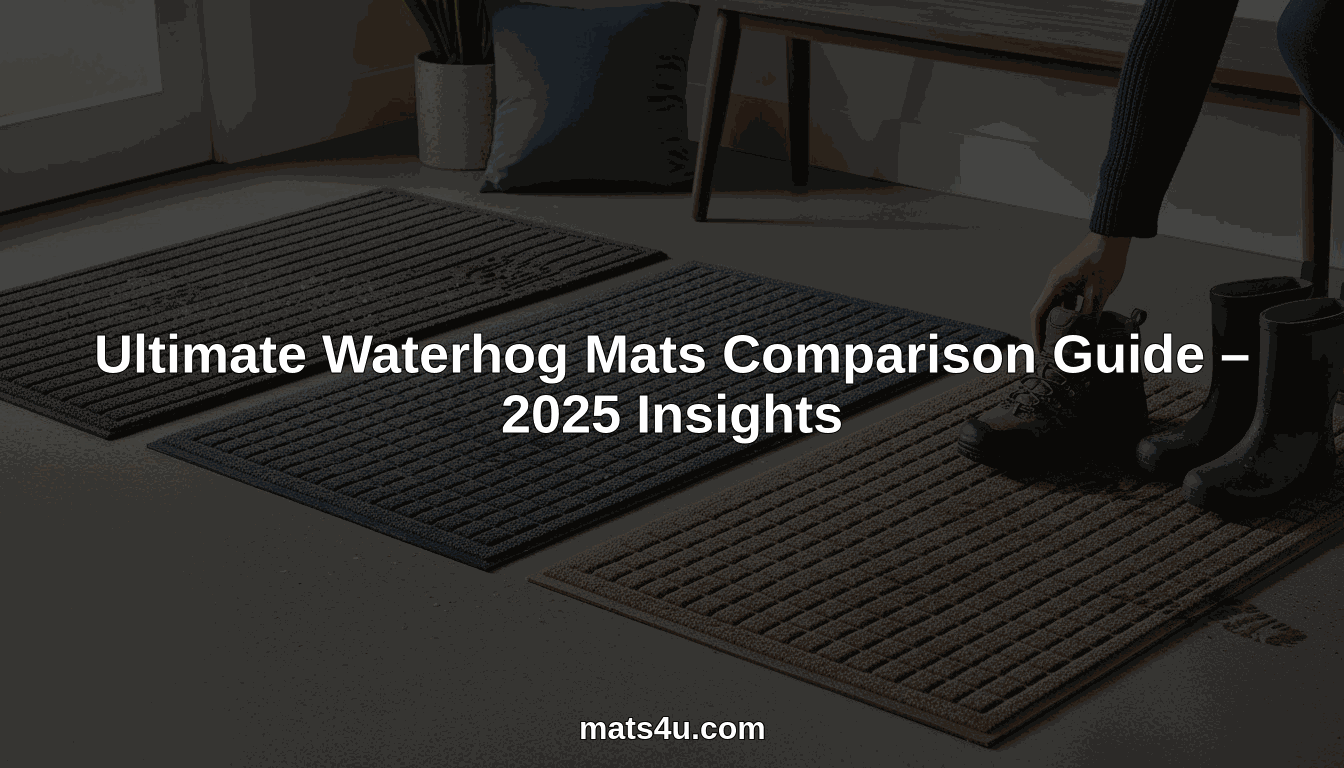 waterhog mats comparison guide hero header image