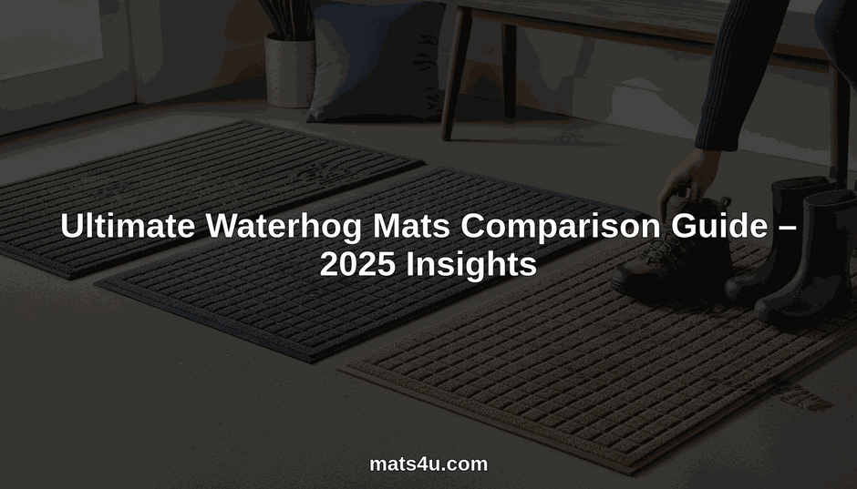 waterhog mats comparison guide hero header image