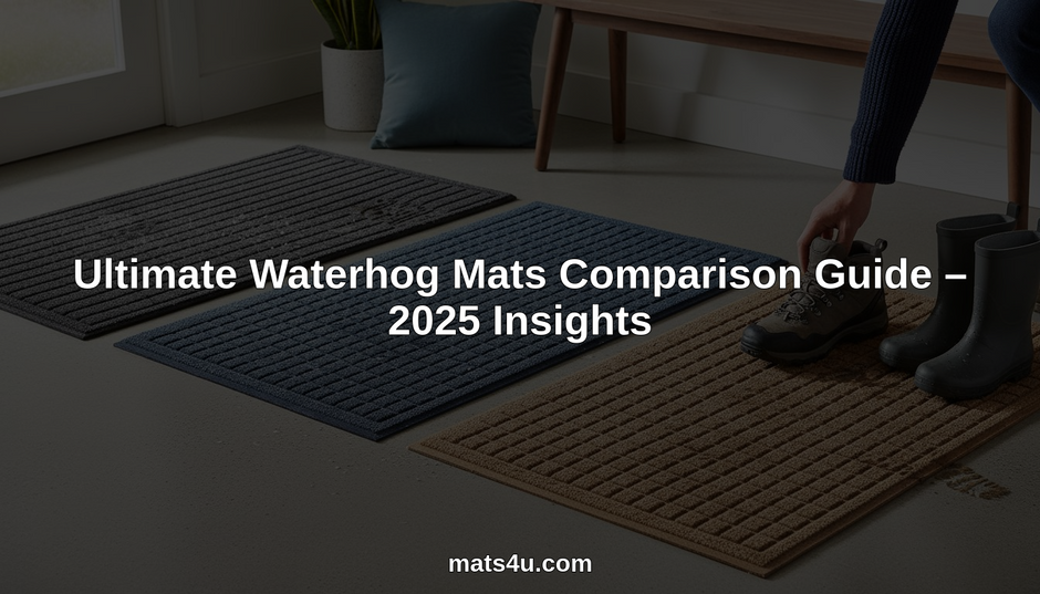 waterhog mats comparison guide hero header image