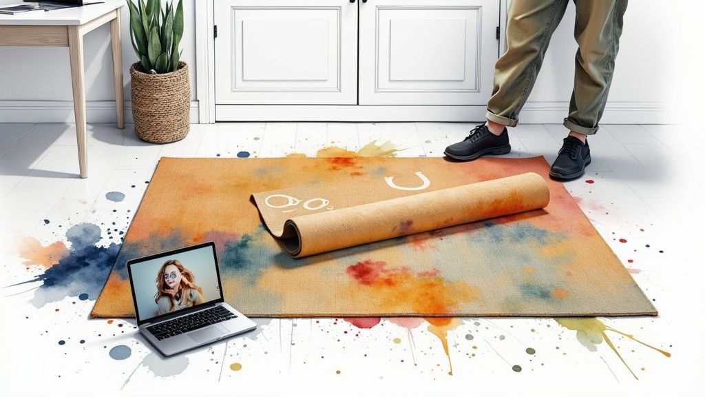 Design Your Perfect Personalized Floor Mat